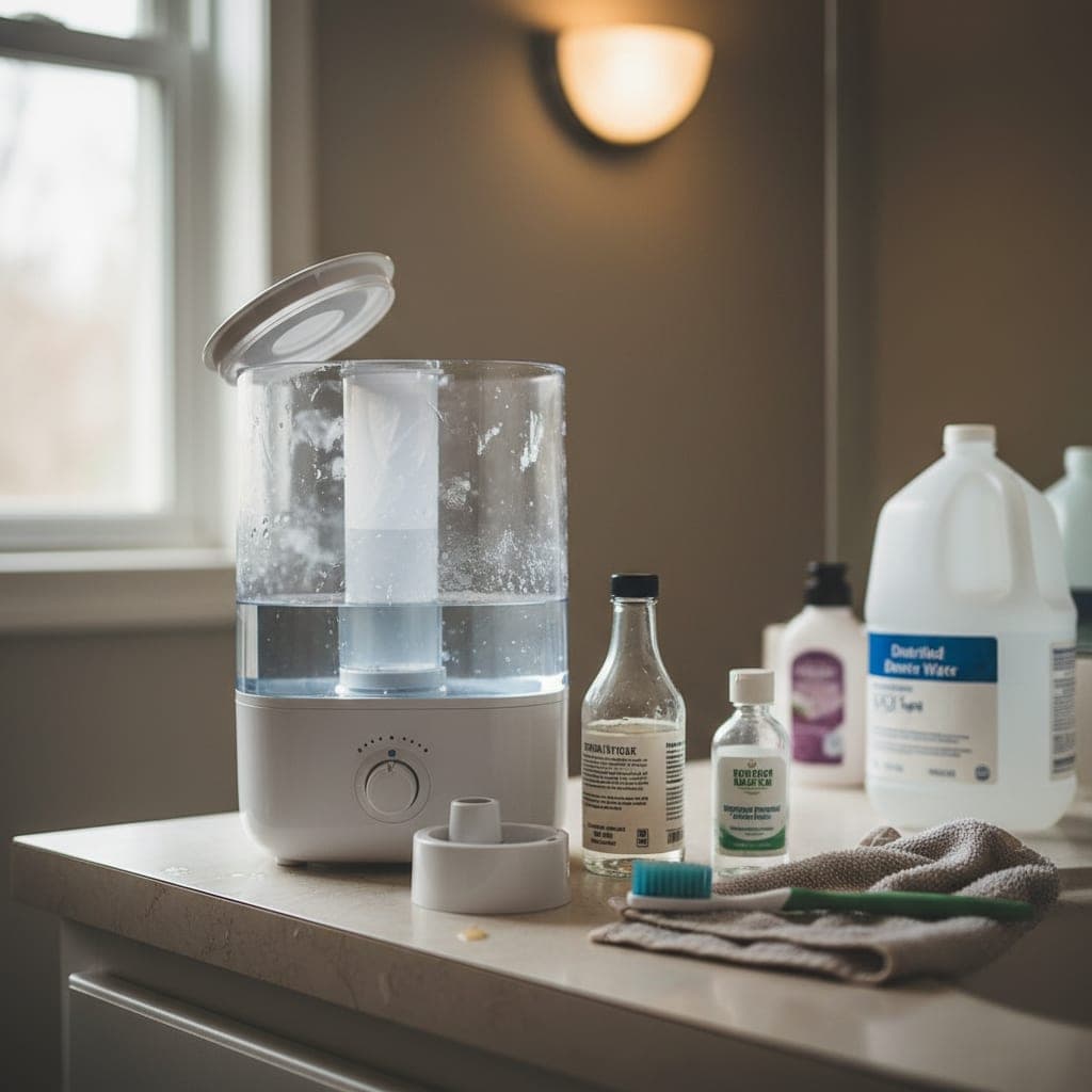 How to Clean a Humidifier to Stop White Dust, Pink Slime, and That Musty Smell