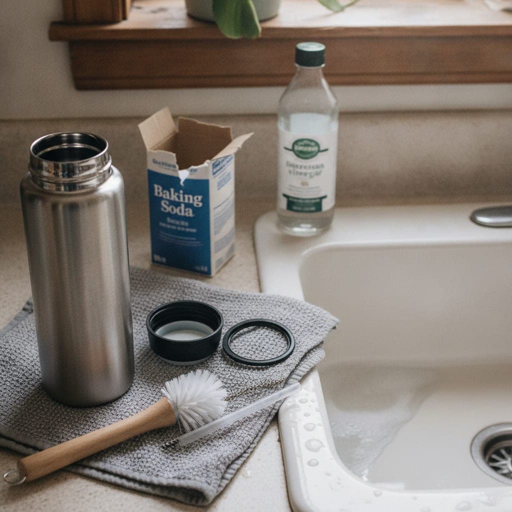 How to Clean a Reusable Water Bottle and Finally Get the Smell Out