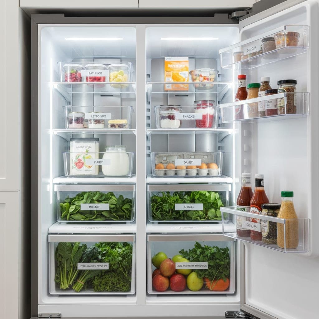 How to Organize Your Refrigerator (The Zone Method That Cuts Food Waste in Half)